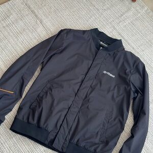 Colmar Men's Black Bomber  Wind Breaker